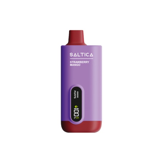 Saltica Ekranlı 10000 Strawberry Mango Disposable Vape Bar