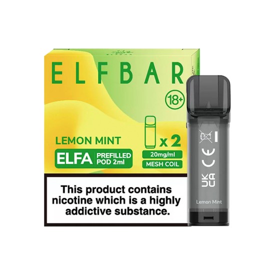 Elf Bar Elfa Lemon Mint Pod Kartuş