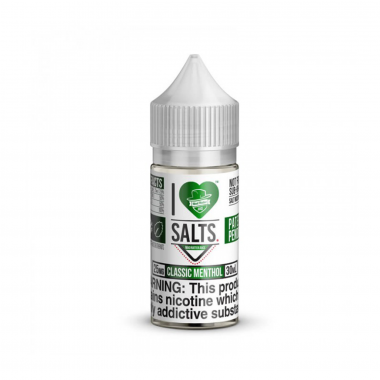 I Love Salts Classic Menthol Salt Likit 30ml I Love Salts Classic Menthol Salt Likit 30ml